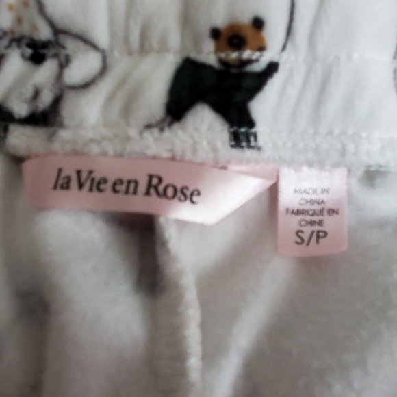 Fleece Polar Bear Drawstring PJ bottoms Loungewear - Picture 4 of 4